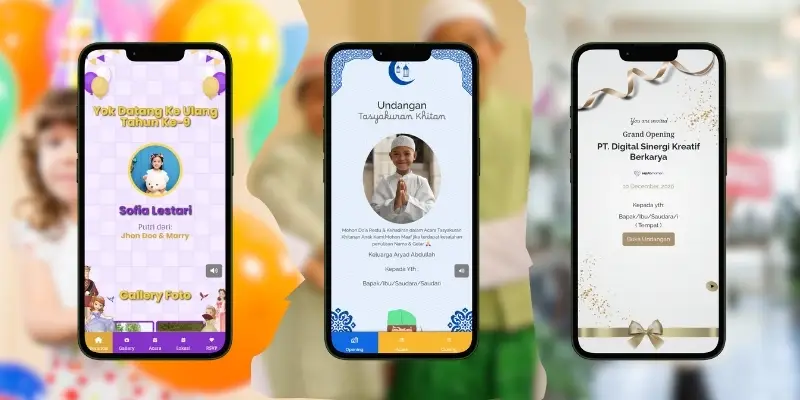 Gak Hanya untuk Pernikahan! 7 Undangan Digital untuk Berbagai Acara