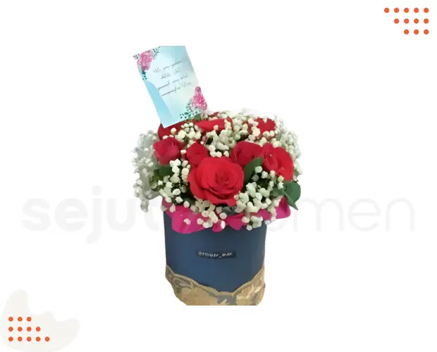  Radiant Rose Box - Flowers Box