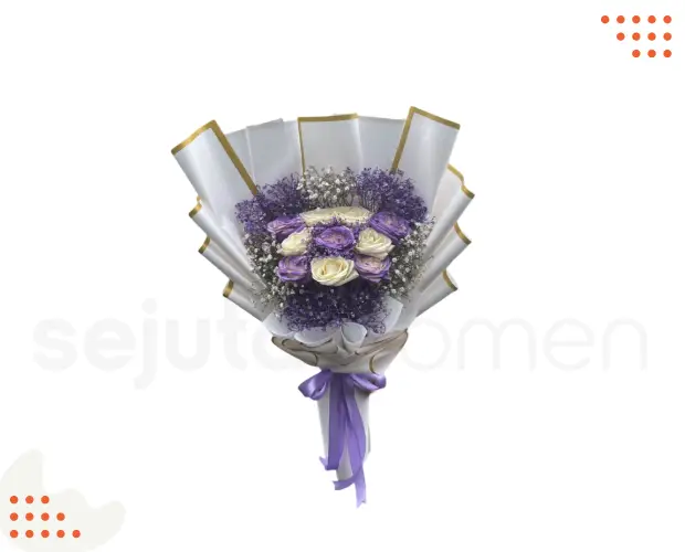 White and Purple Bouquet